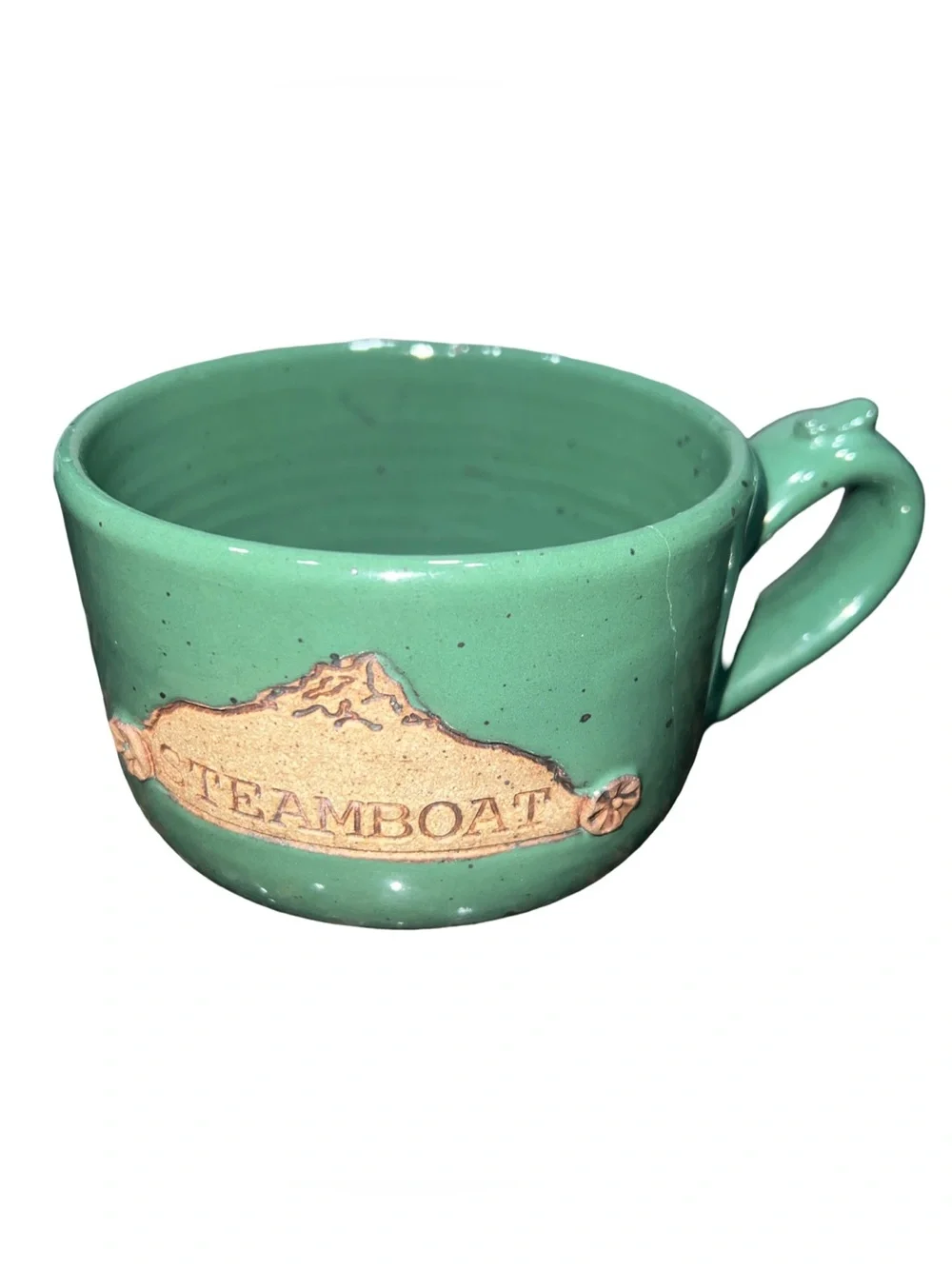 Clay Pen Pottery Steamboat Soup /Coffee Mug Cup Stoneware Colorado Springs
